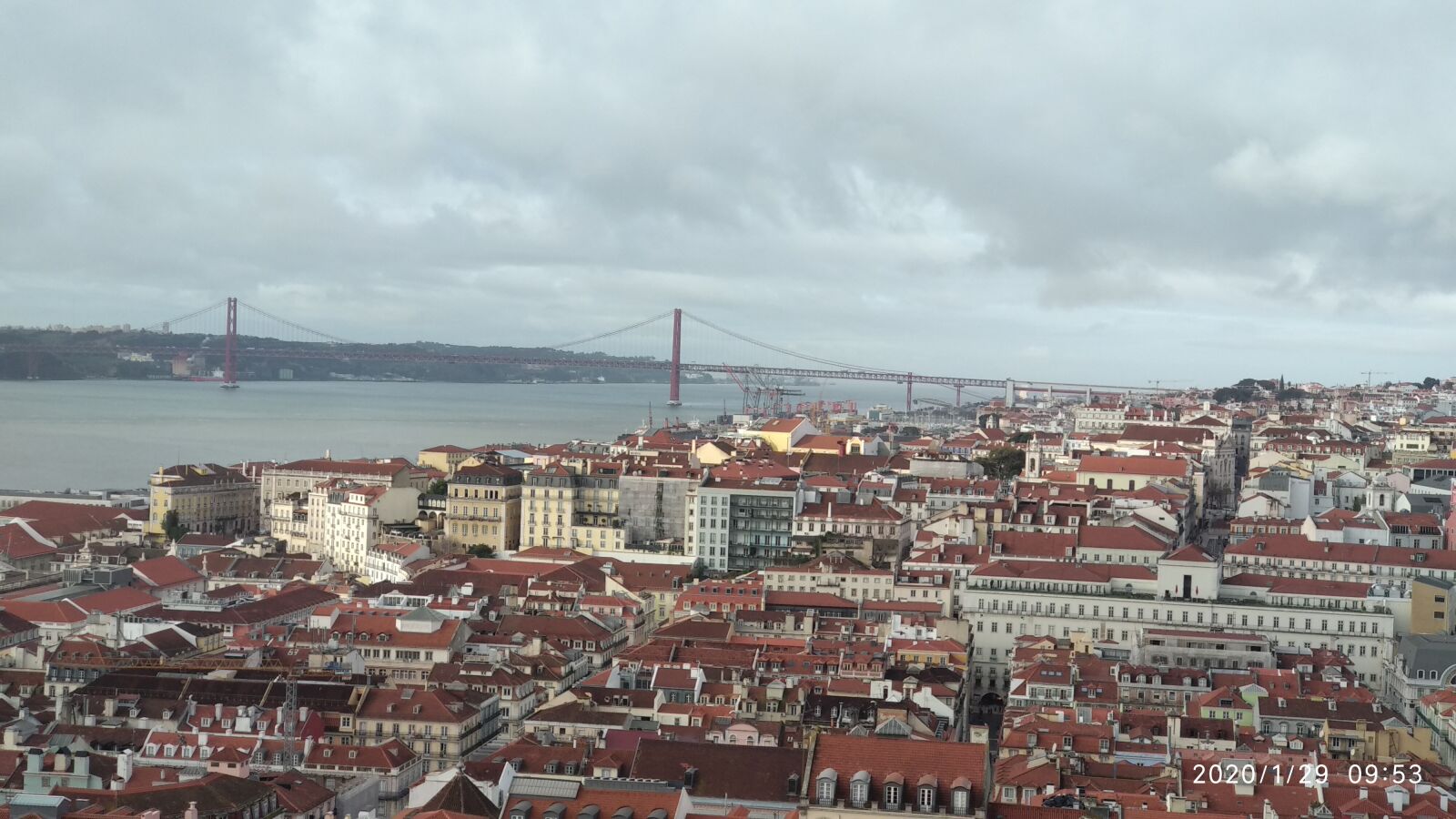 Xiaomi Mi A1 sample photo. Lisbon, city, panorama photography