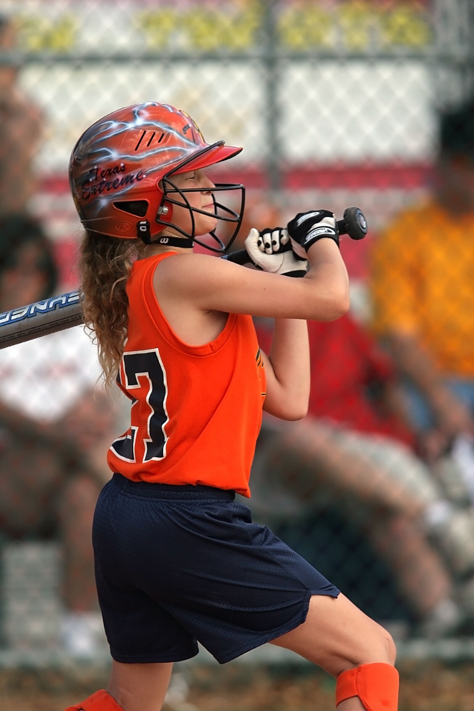 Canon EOS 20D sample photo. Softball, player, swinging photography