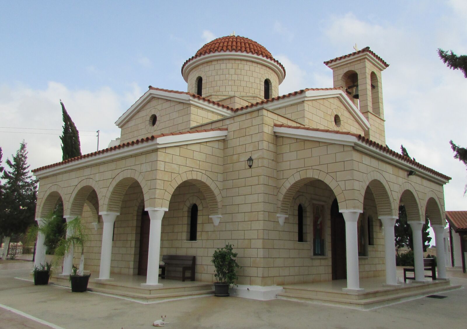 Canon PowerShot SX400 IS sample photo. Cyprus, sotira, church photography