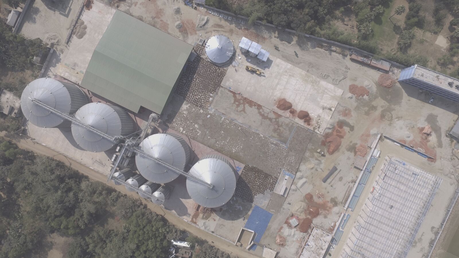 DJI FC330 sample photo. Poultry industry - top photography