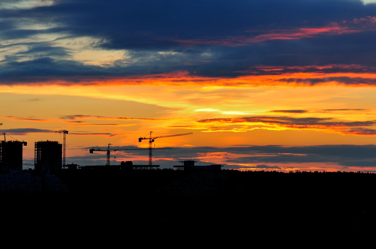Nikon D90 sample photo. Sunset, clouds, sky photography