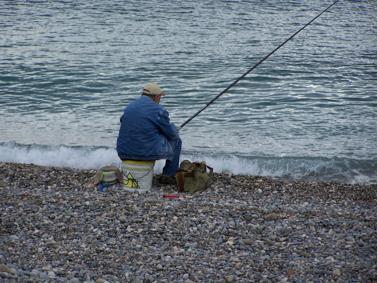 Kodak EASYSHARE Z710 ZOOM DIGITAL CAMERA sample photo. Body of water, fisherman photography