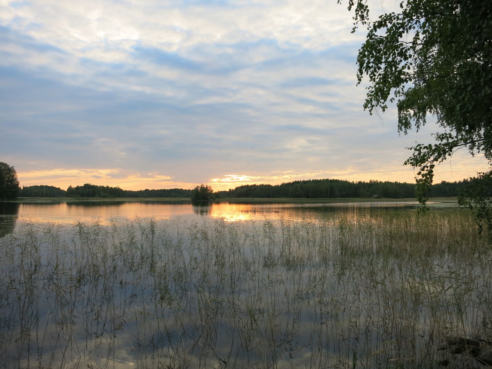 Canon PowerShot S110 sample photo. Finland, lake, sunset photography