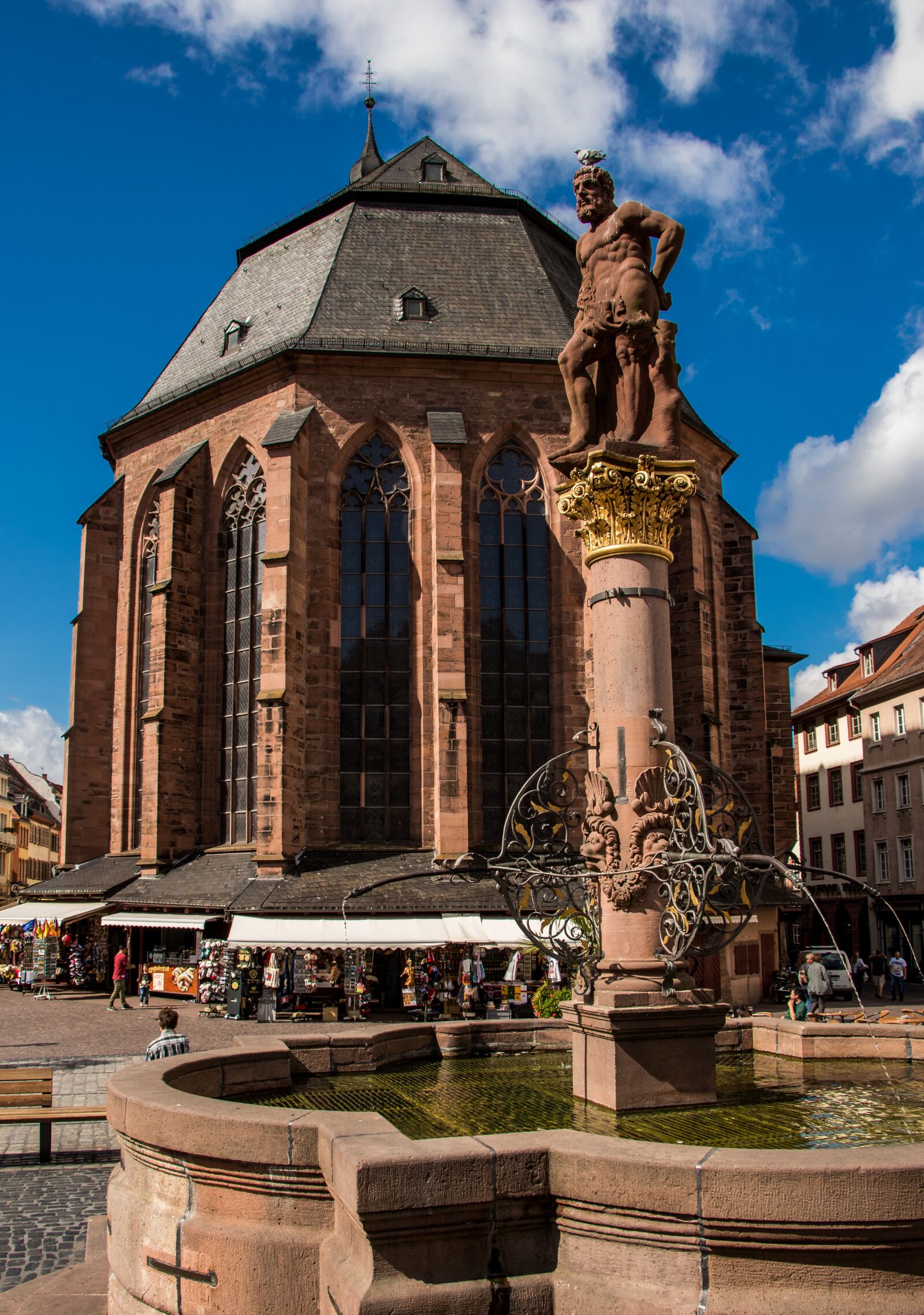 Canon EOS 80D sample photo. Heidelberg, marketplace, historically photography