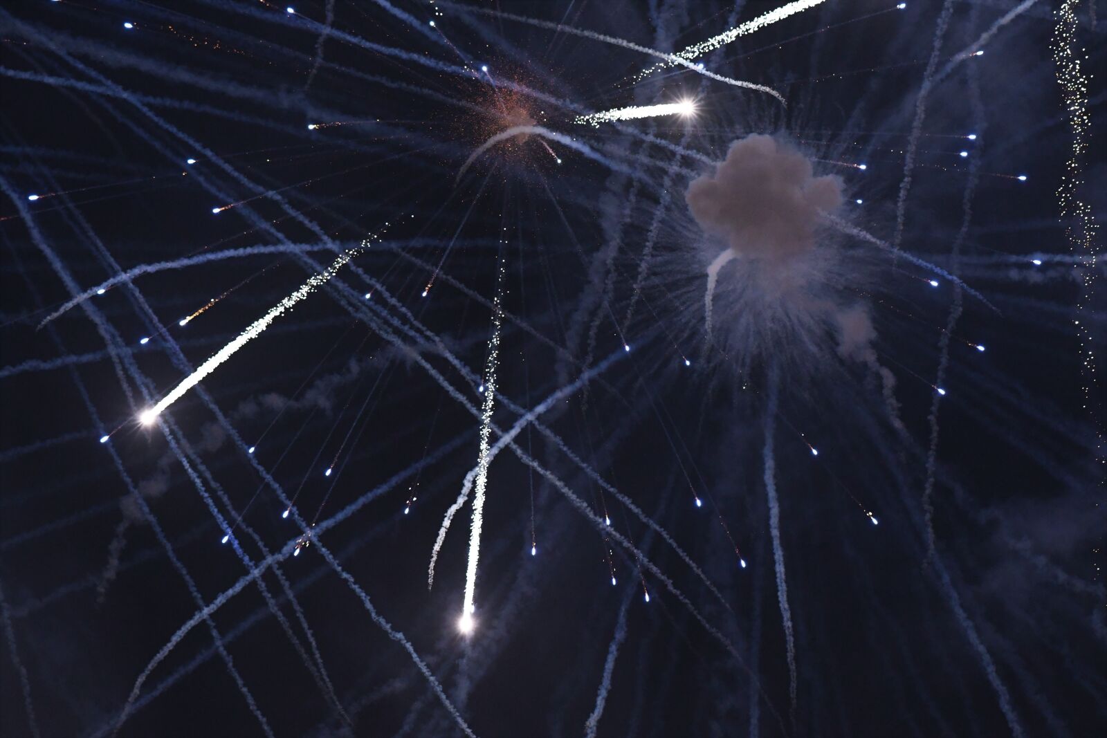 Nikon D7500 sample photo. New year, firework, rockets photography