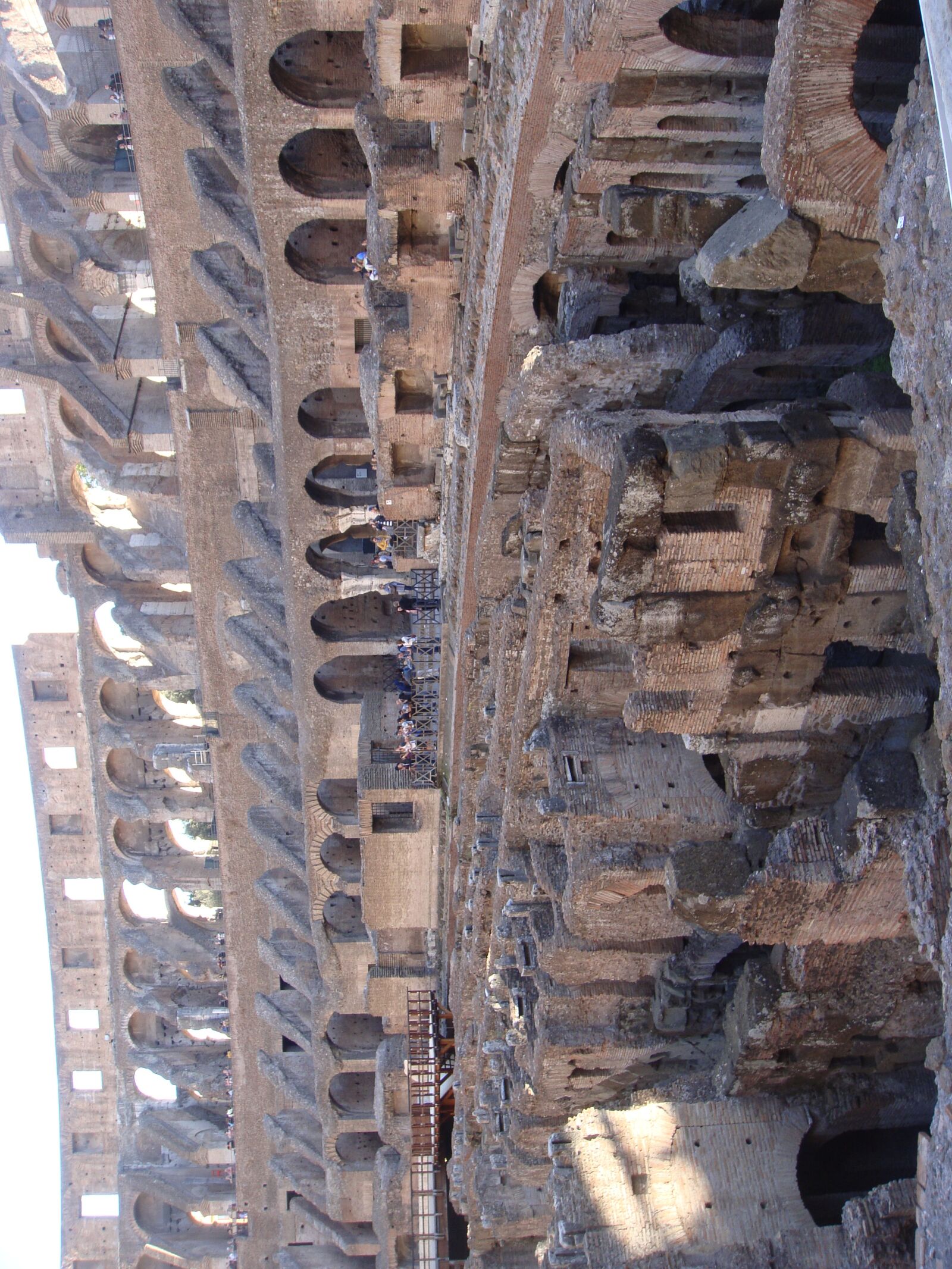 Sony DSC-T77 sample photo. Roman coliseum interior, ancient photography