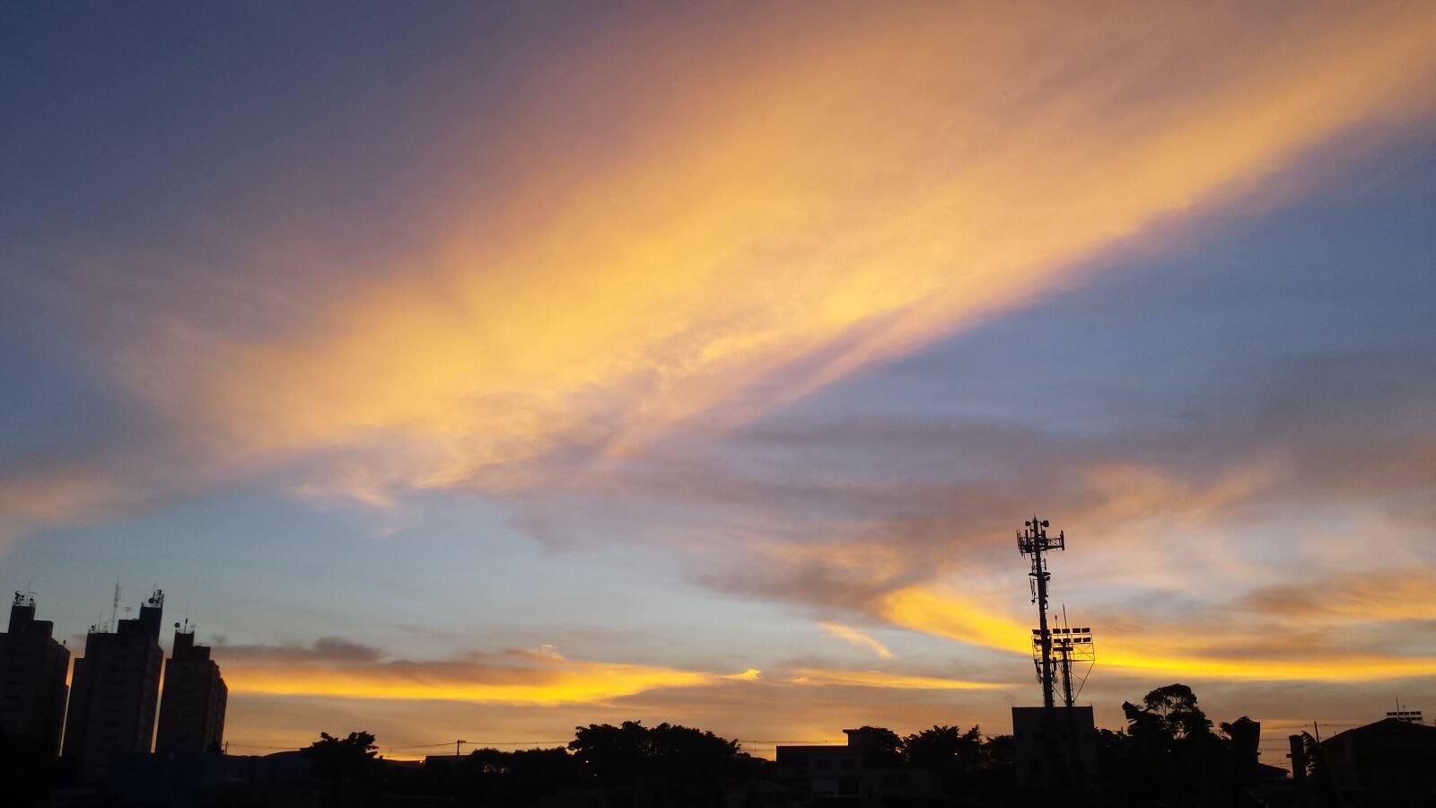 Samsung Galaxy S4 sample photo. Sunset, clouds, sky photography