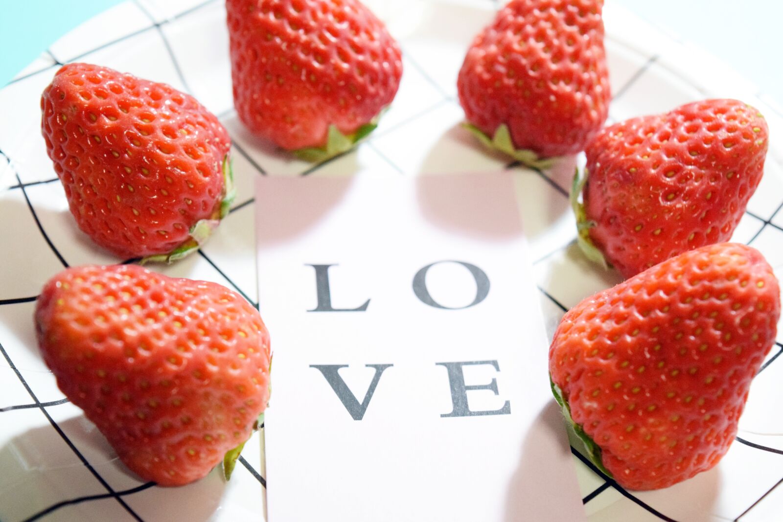 Nikon D5300 sample photo. Love, strawberry, cake photography