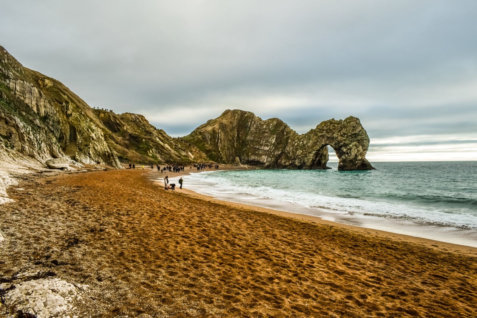 Nikon D3300 sample photo. Durdle door, beach, dorset photography