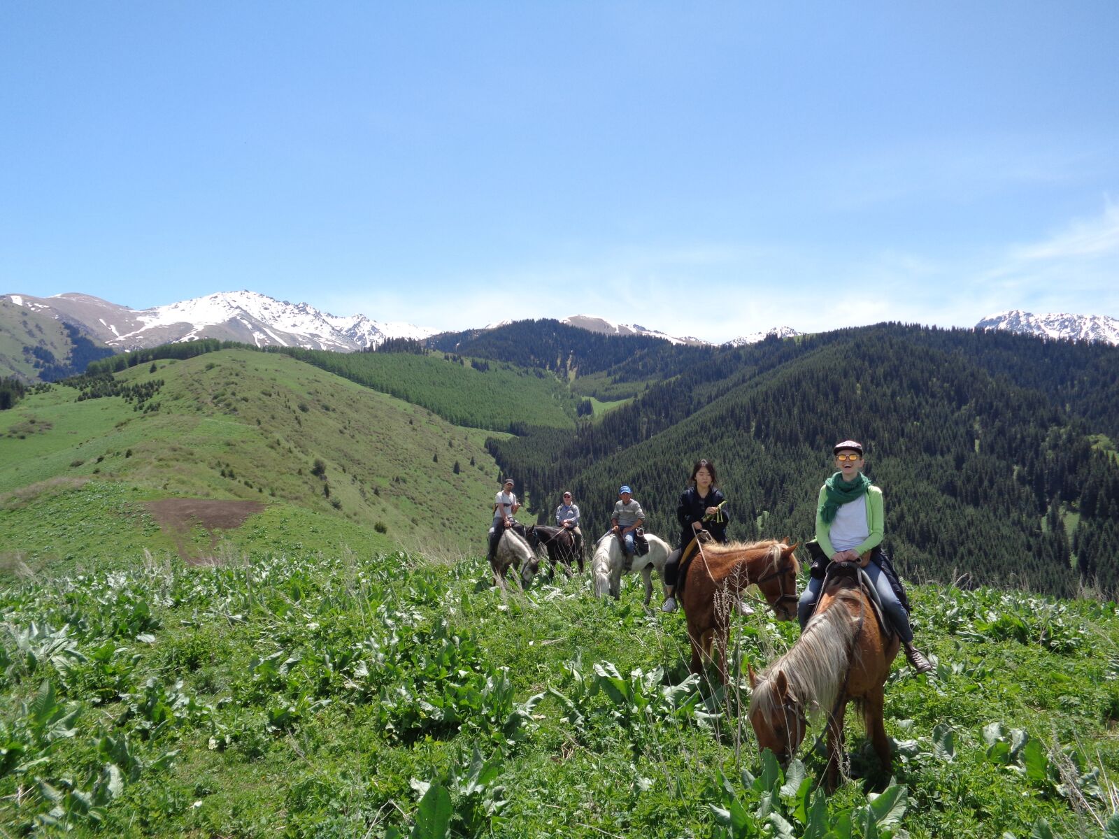 Sony Cyber-shot DSC-W830 sample photo. Horse riding tour, kyrgyzstan photography