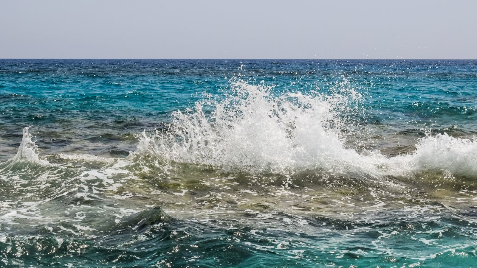 Nikon D3300 sample photo. Wave, sea, blue photography