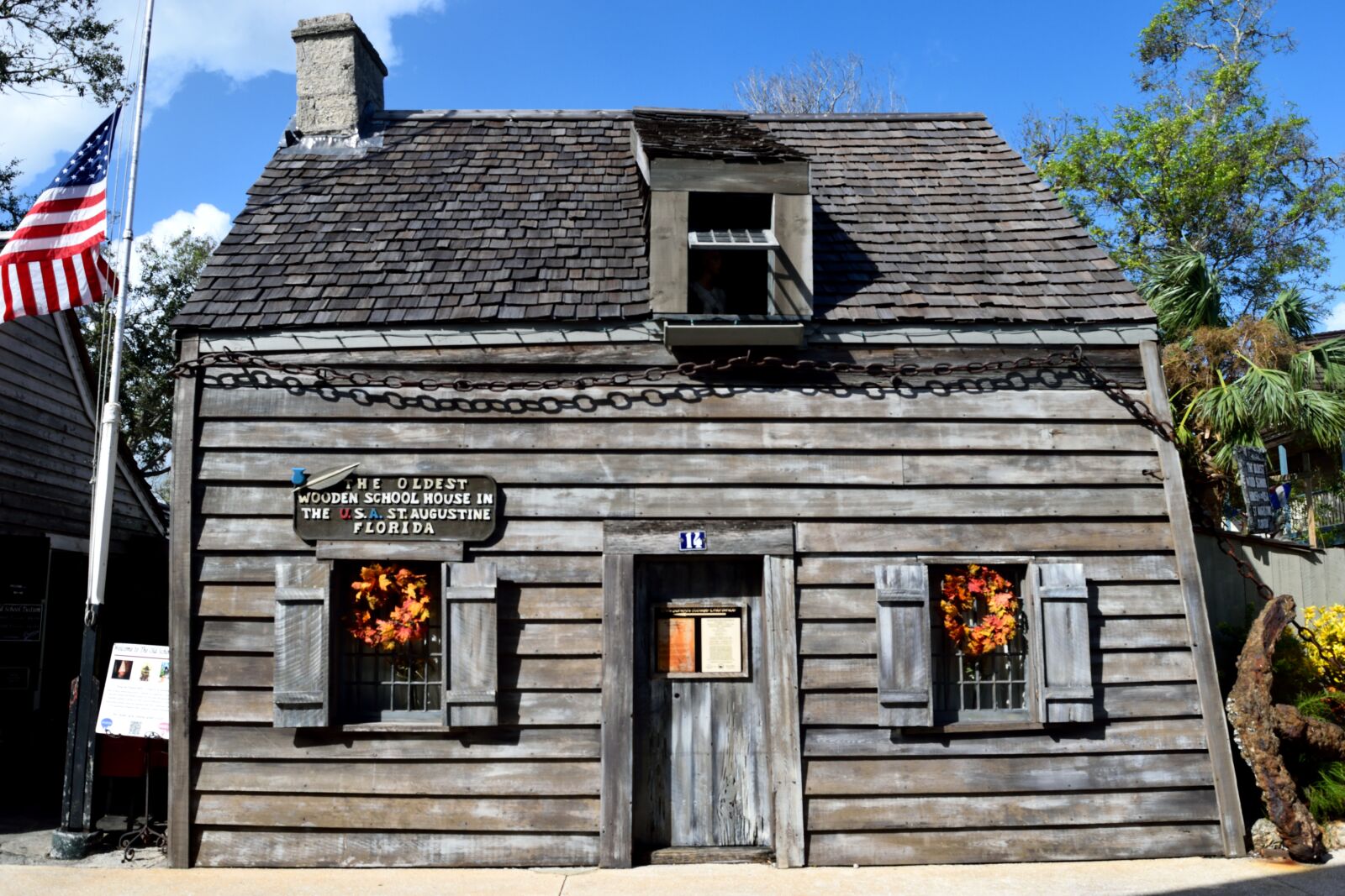 Nikon D3300 sample photo. Oldest wooden schoolhouse, school photography