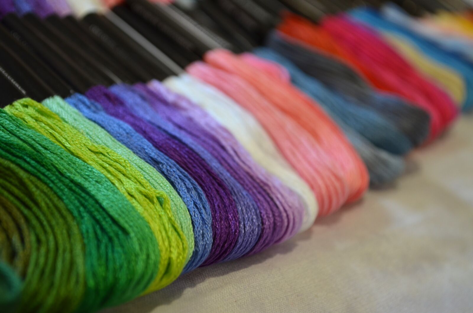 Nikon D5100 sample photo. Thread, color, needlework photography