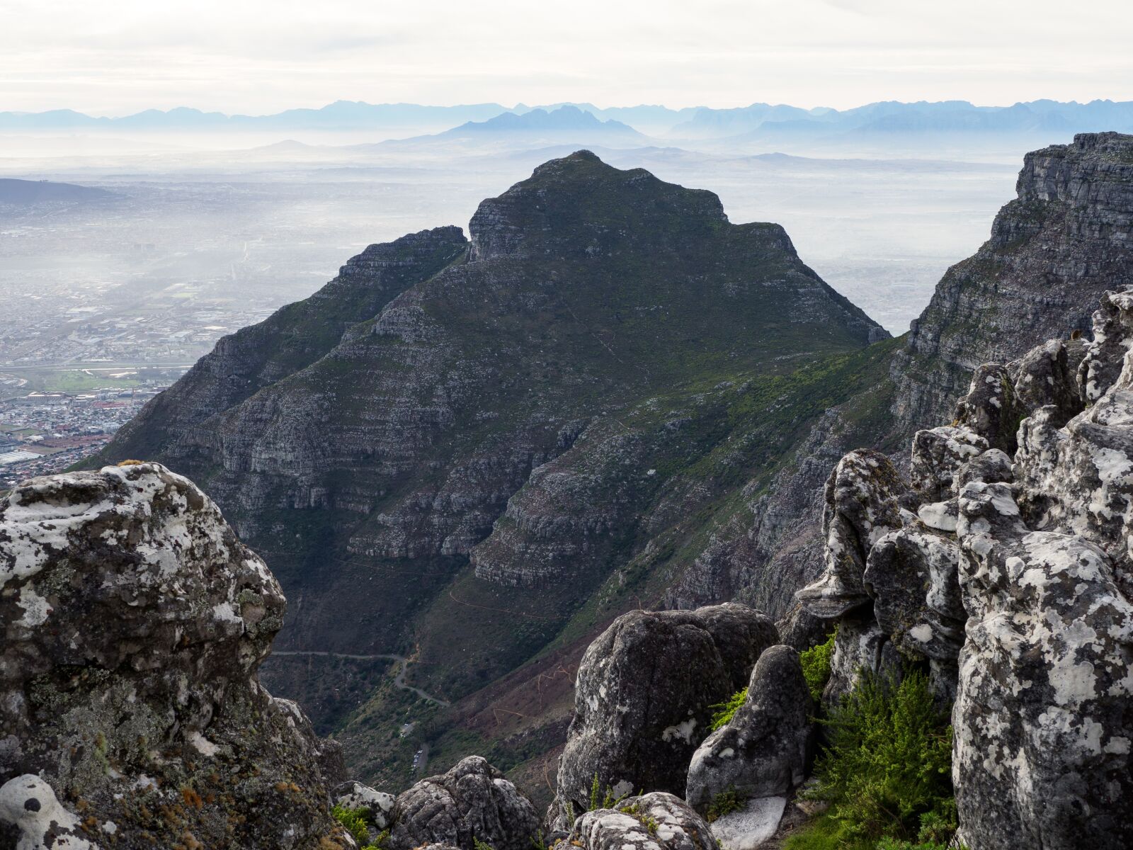 Olympus M.Zuiko Digital ED 12-100mm F4.0 IS Pro sample photo. View from table mountain photography