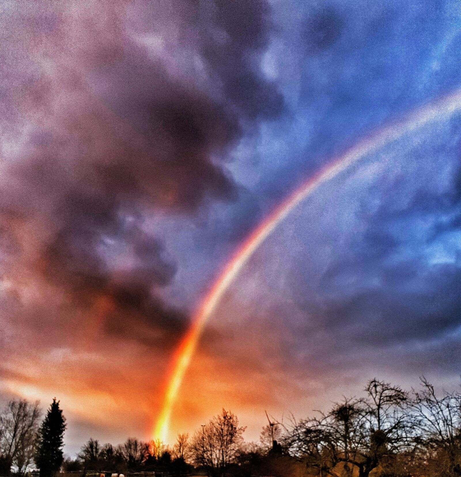 Samsung Galaxy S9 sample photo. Rainbow, nature, landscape photography