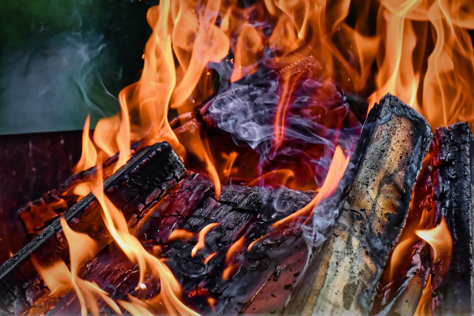 Nikon D7200 sample photo. Fire, flame, smoke photography