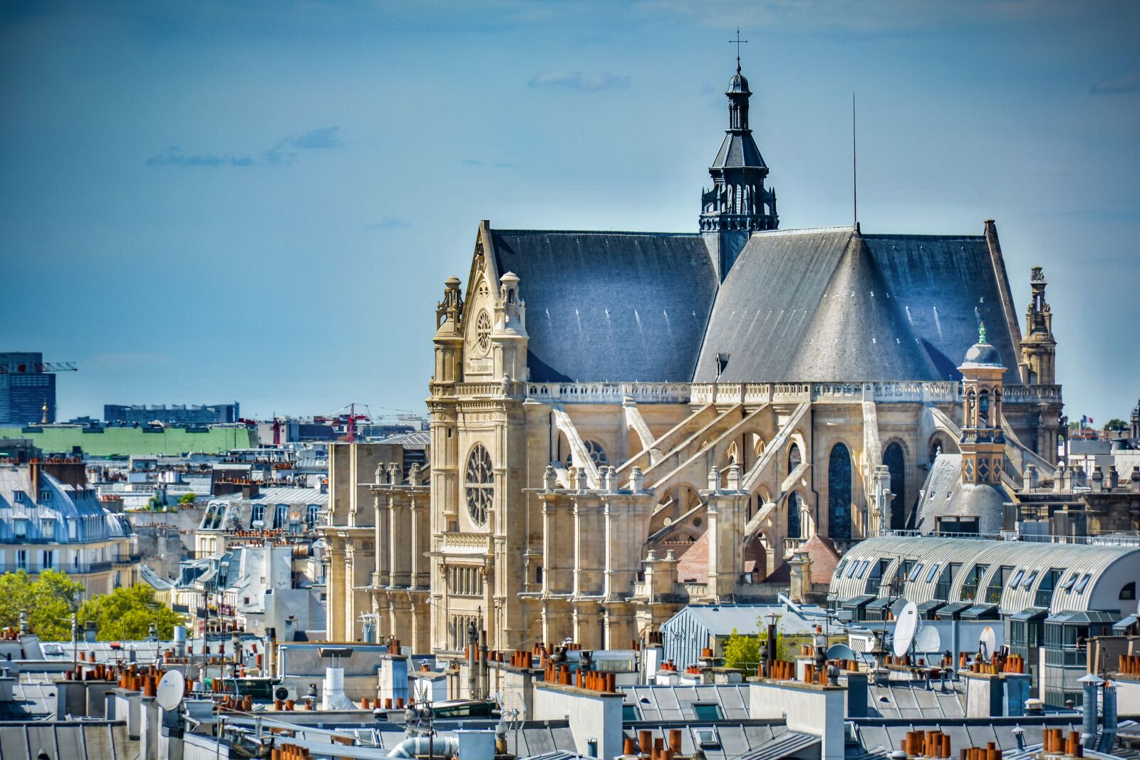 Nikon D5200 sample photo. Church, paris, panorama photography