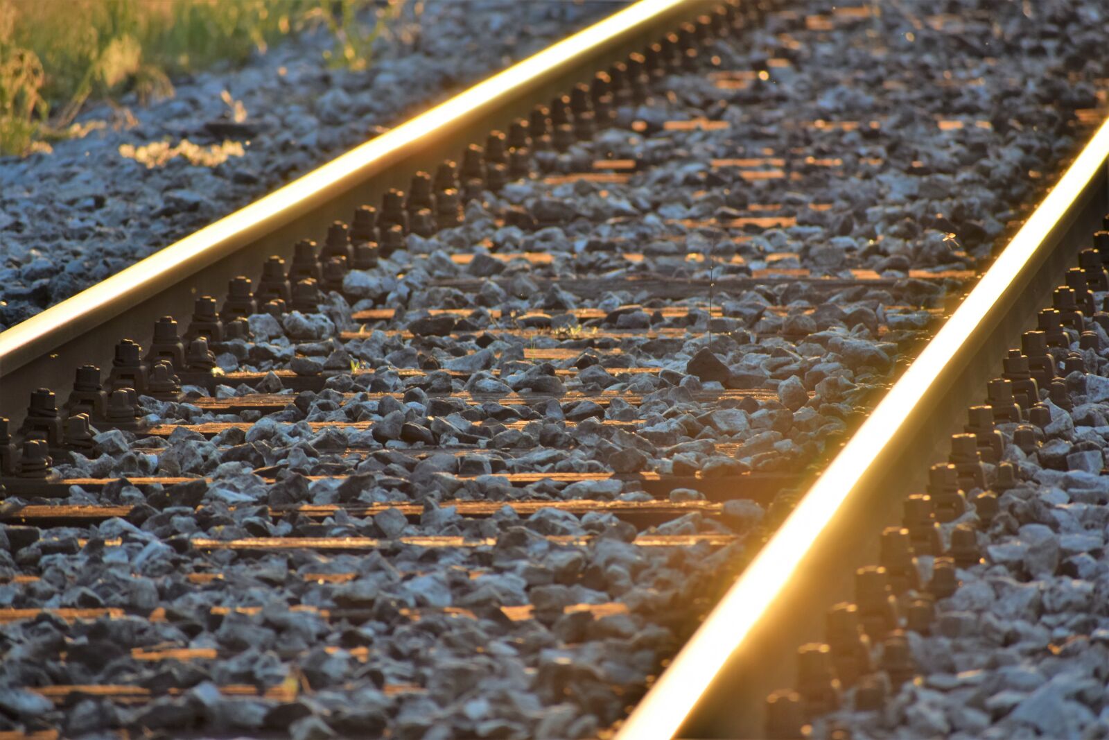 Nikon D3300 sample photo. Railway, sunset, golden hour photography