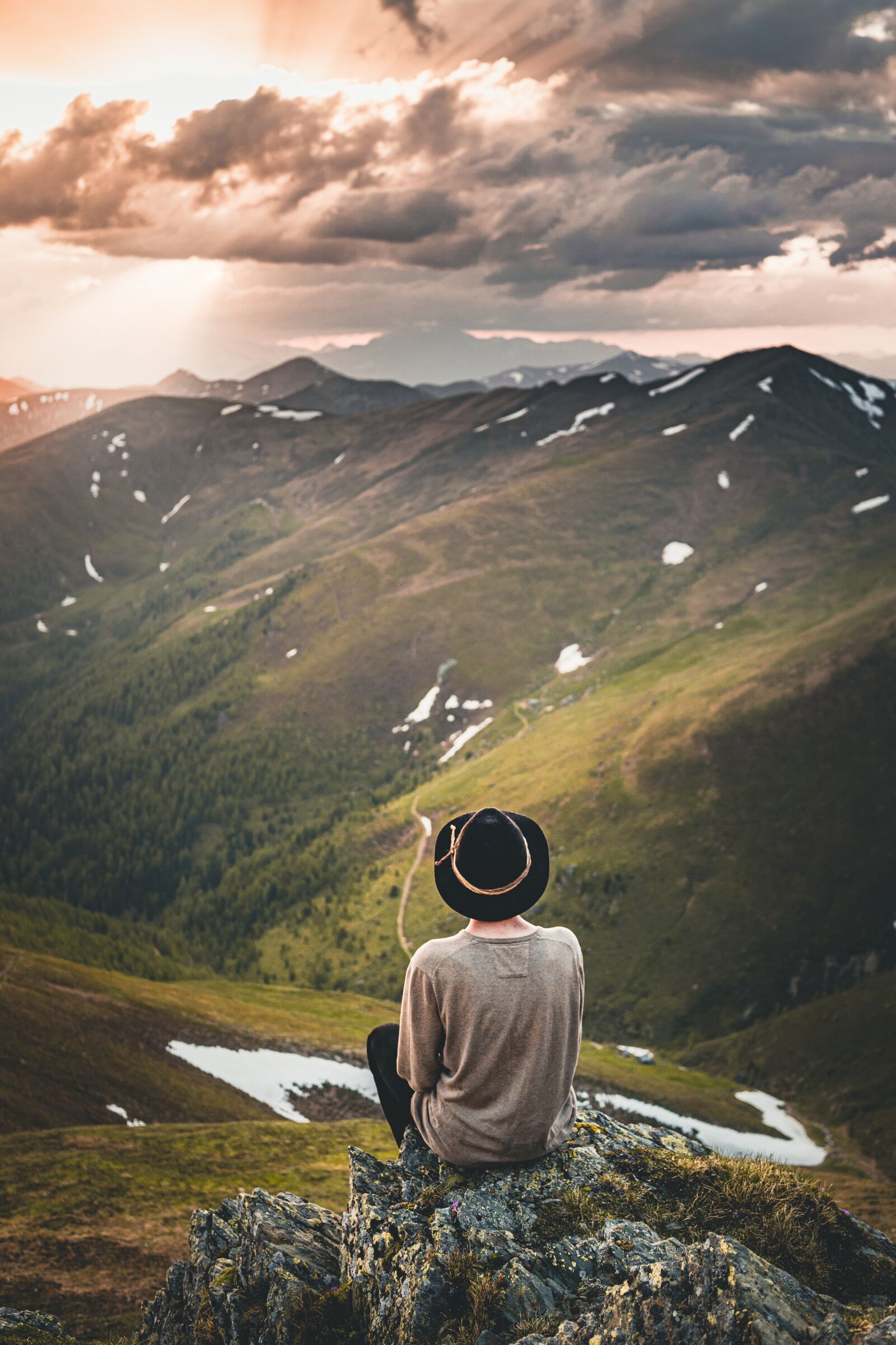 Sony a6300 + Sigma 30mm F2.8 EX DN sample photo. Sunset, hiking, carinthia photography