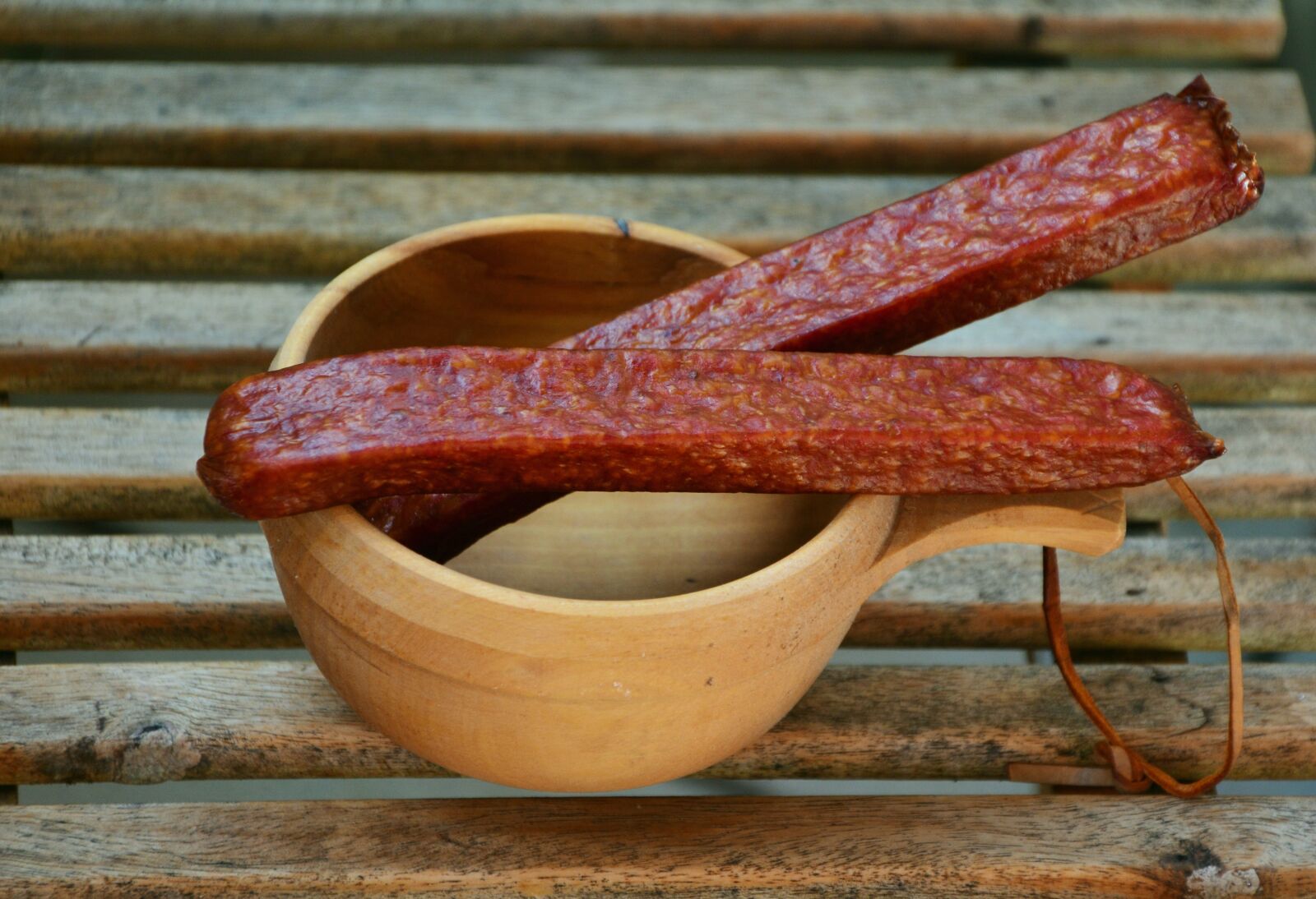 Nikon D5200 sample photo. Landj ger, sausage, cured photography