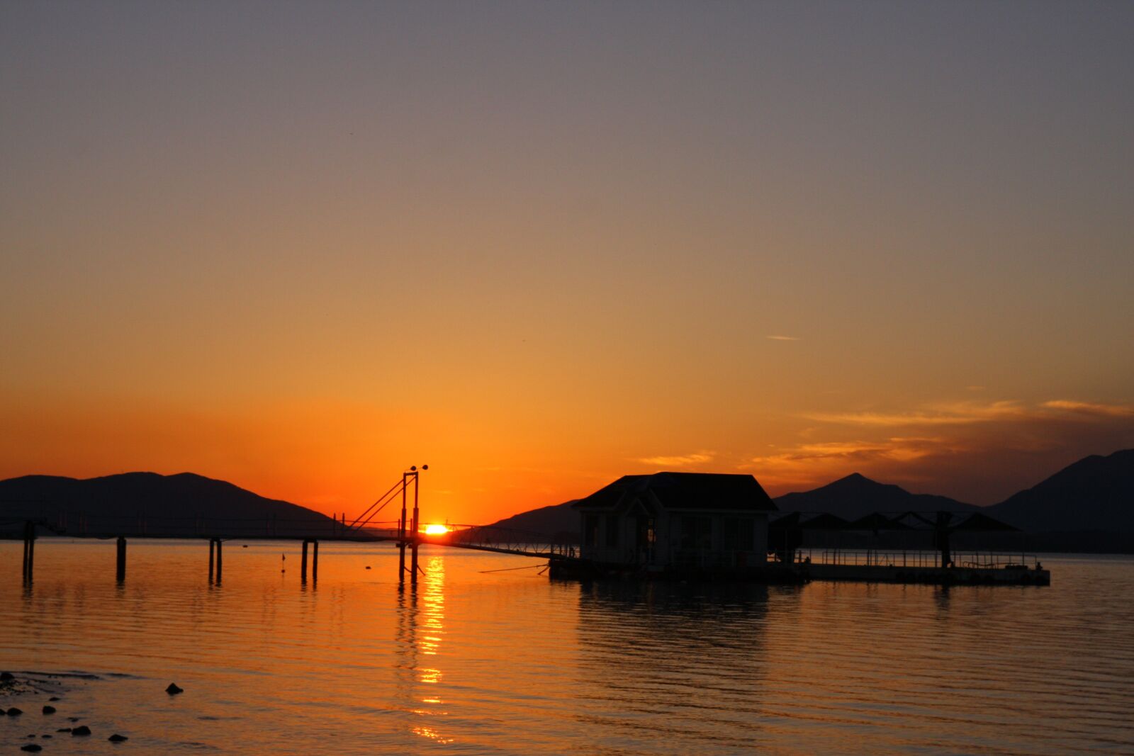 Canon EOS 40D sample photo. Sunset, dawn, sea photography