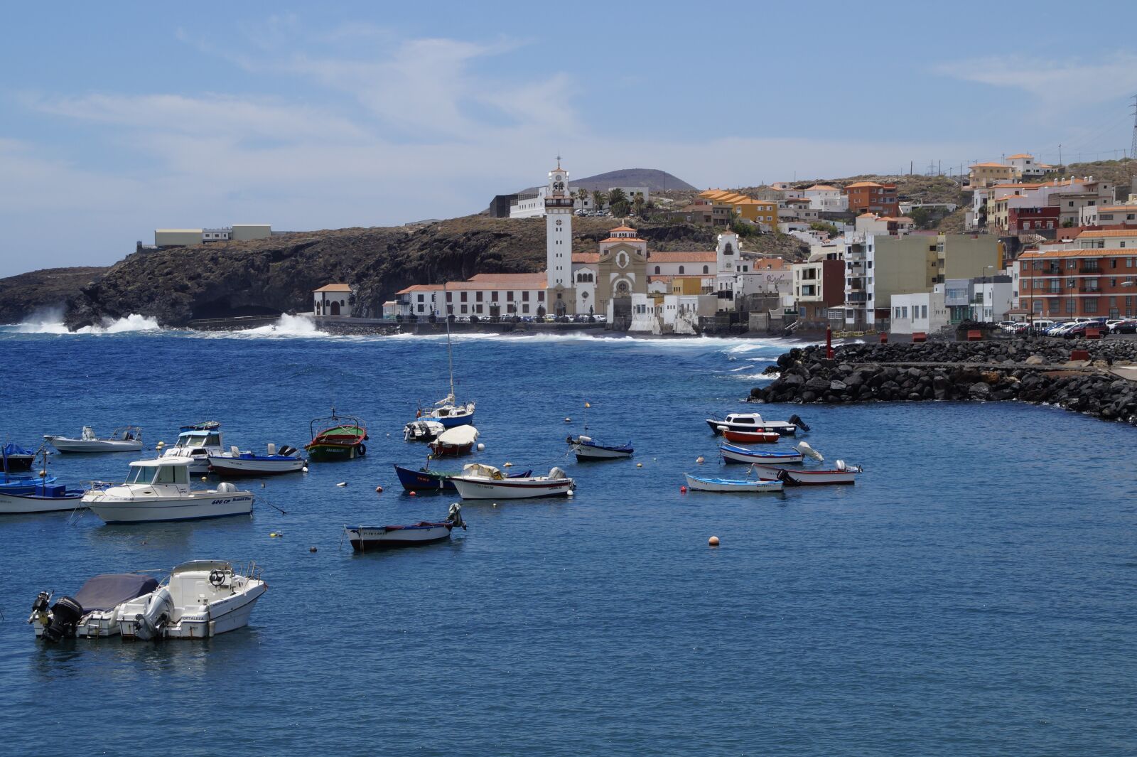 Sony SLT-A58 sample photo. Port city, tenerife, candelaria photography