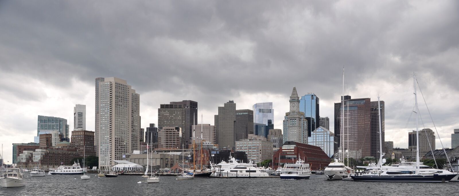 Nikon D5000 sample photo. Boston, skyline, skyscraper photography