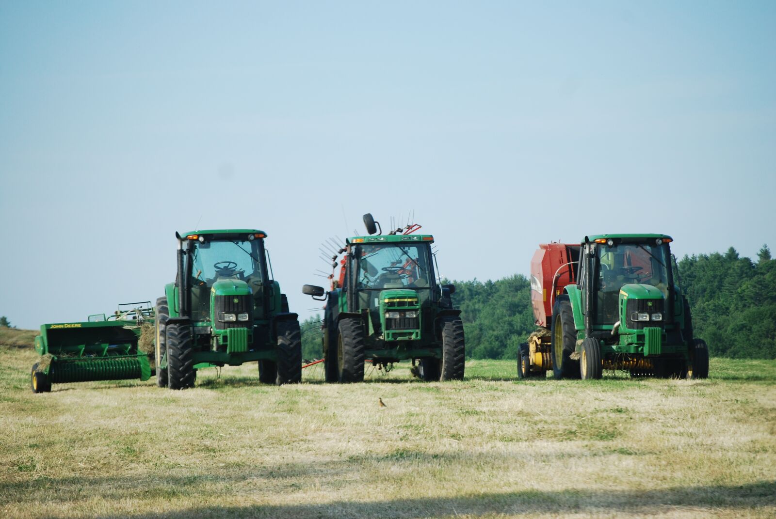 Nikon D40X sample photo. Farm life, tractors, hay photography