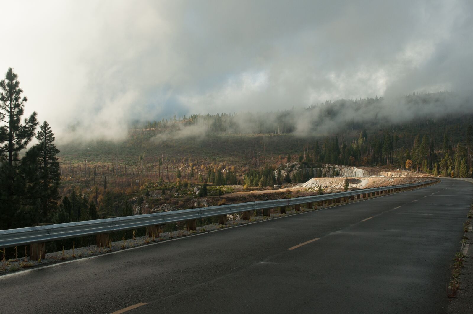 Nikon D90 sample photo. Road, light, weather photography