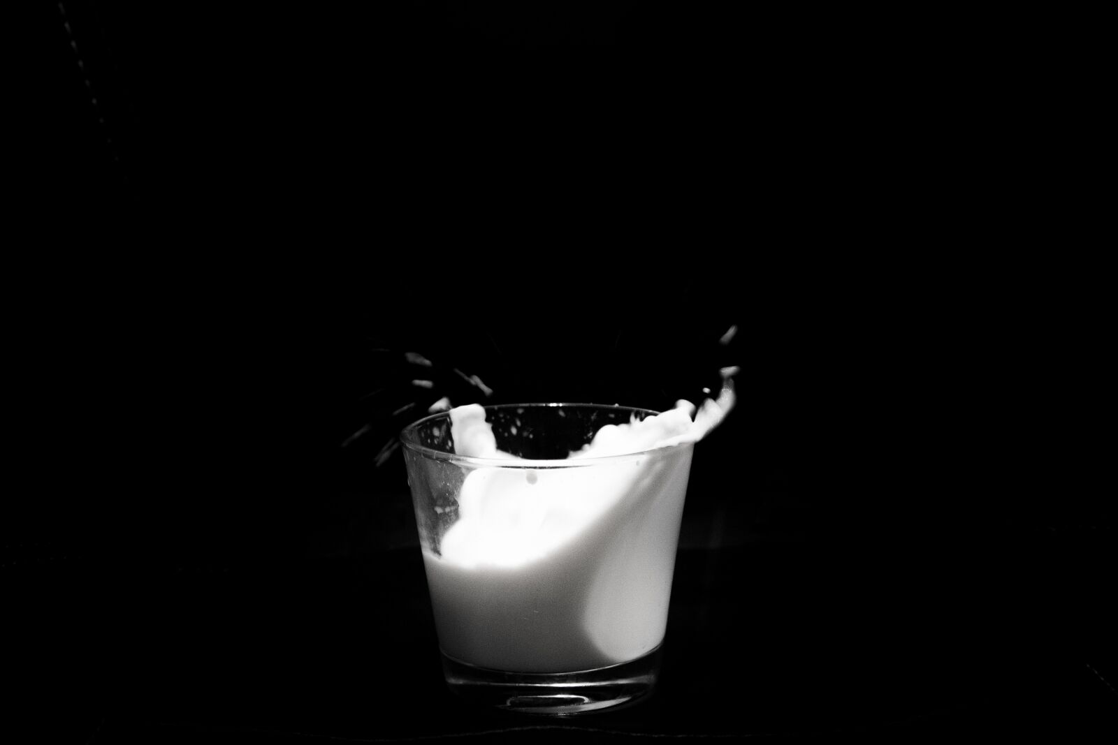 Nikon D5300 sample photo. Milk, white, black photography