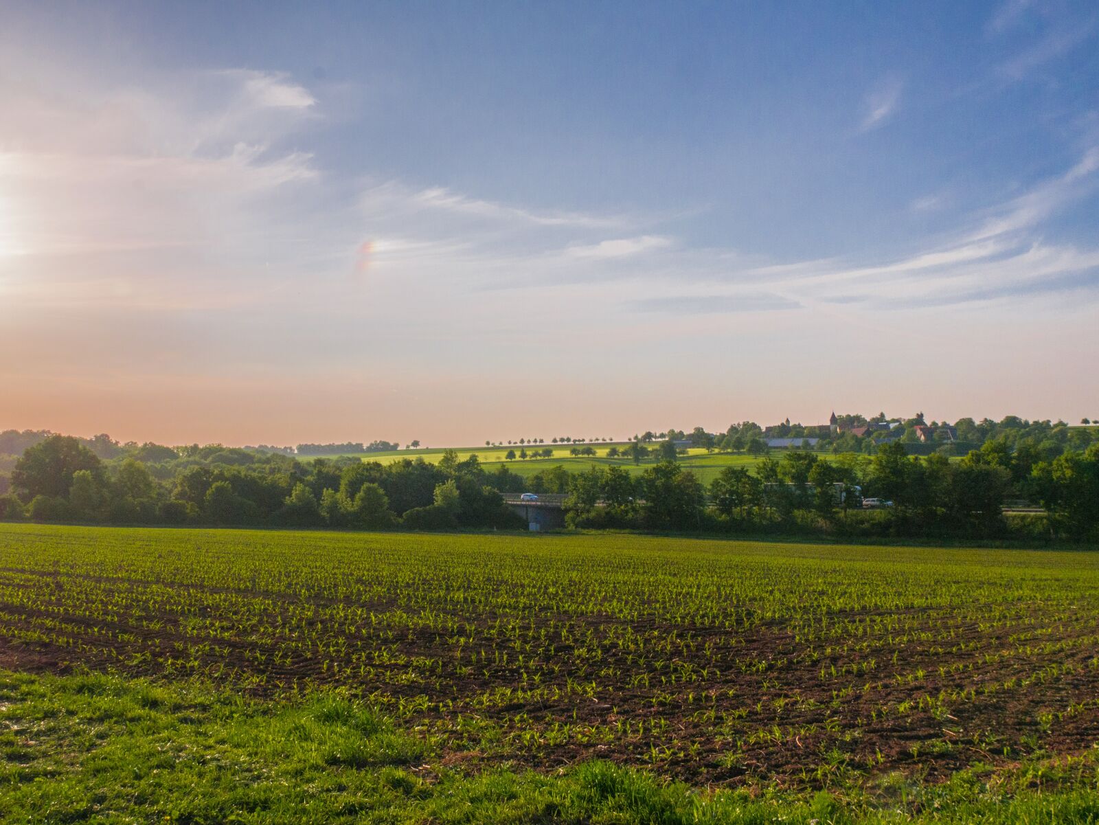 Panasonic DMC-G81 sample photo. Landscape, highway, abendstimmung photography