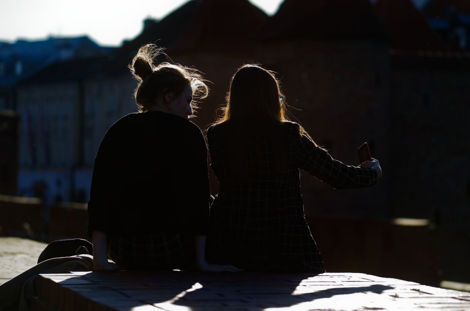 Nikon D5100 sample photo. Silhouettes, girls, people photography