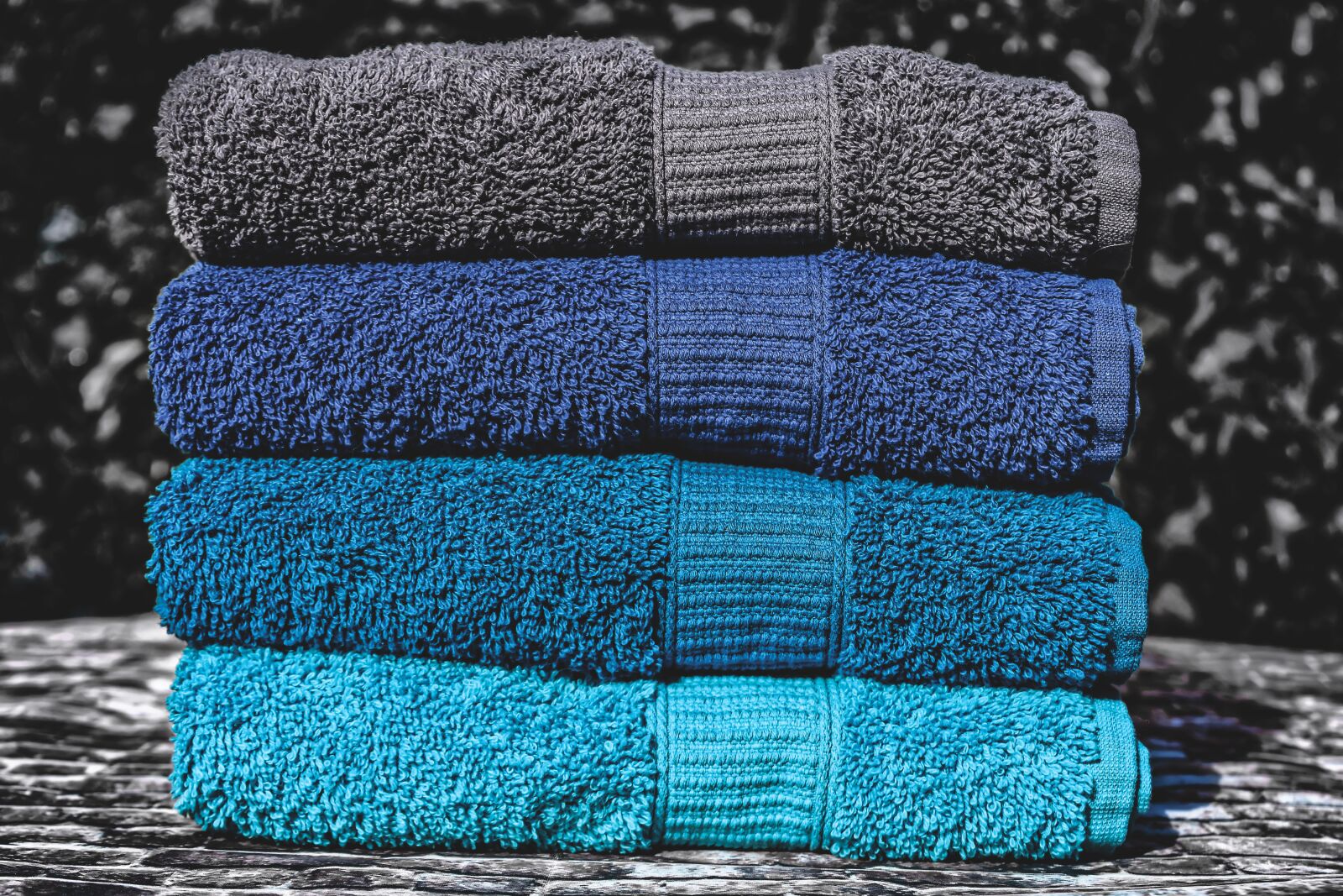 Nikon D7200 sample photo. Towels, blue, turquoise photography