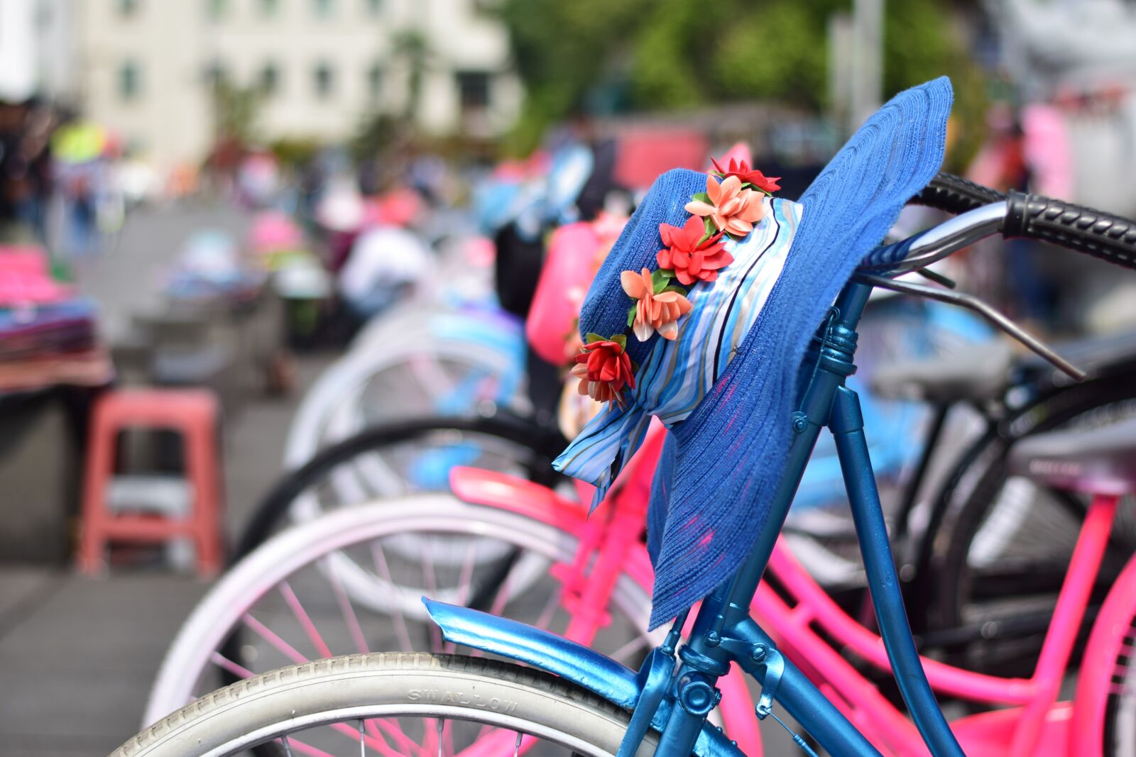 Nikon D5300 sample photo. Wheel, street, bike photography