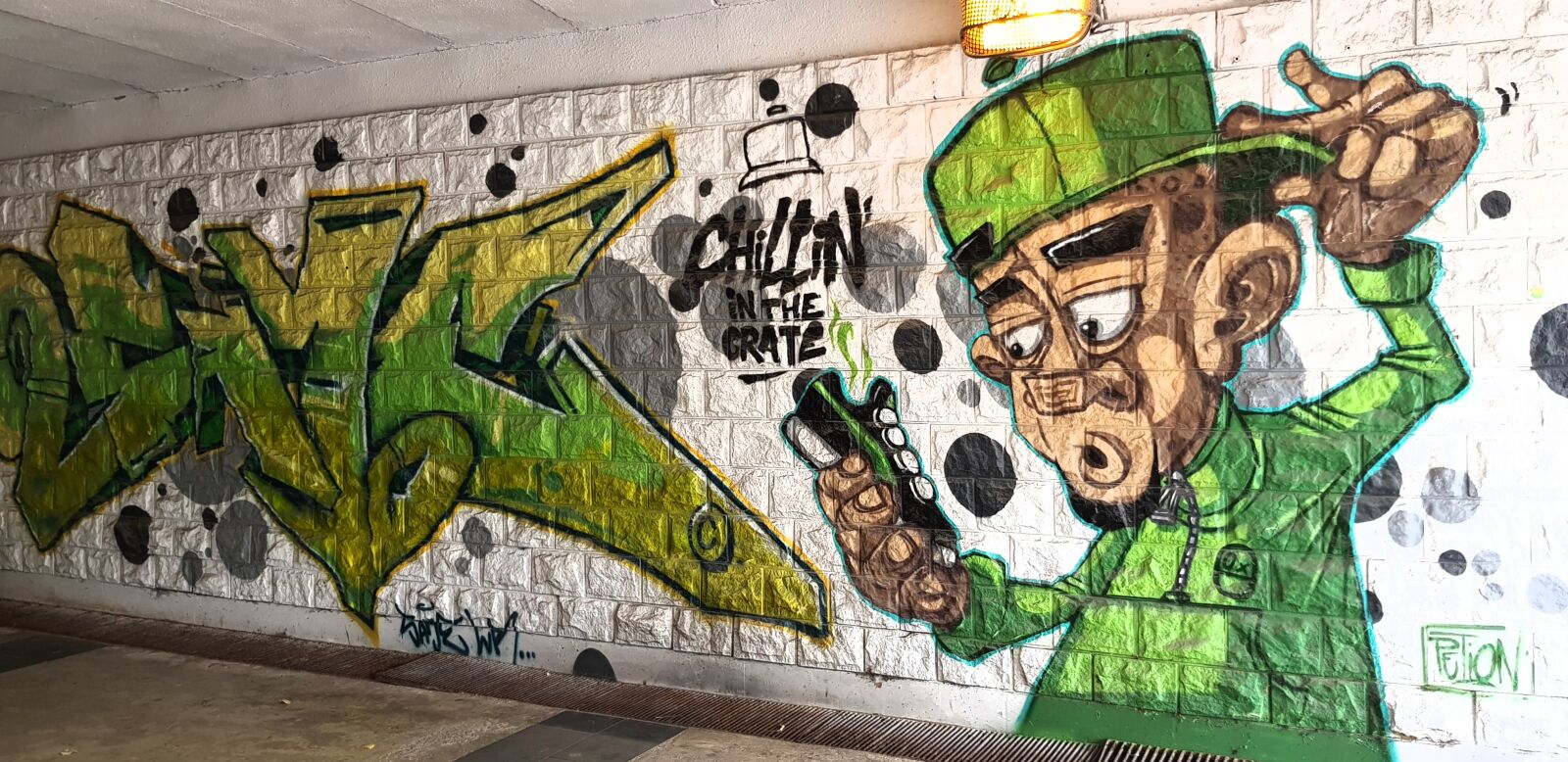 Samsung Galaxy S8 sample photo. Chill, mural, graffiti photography