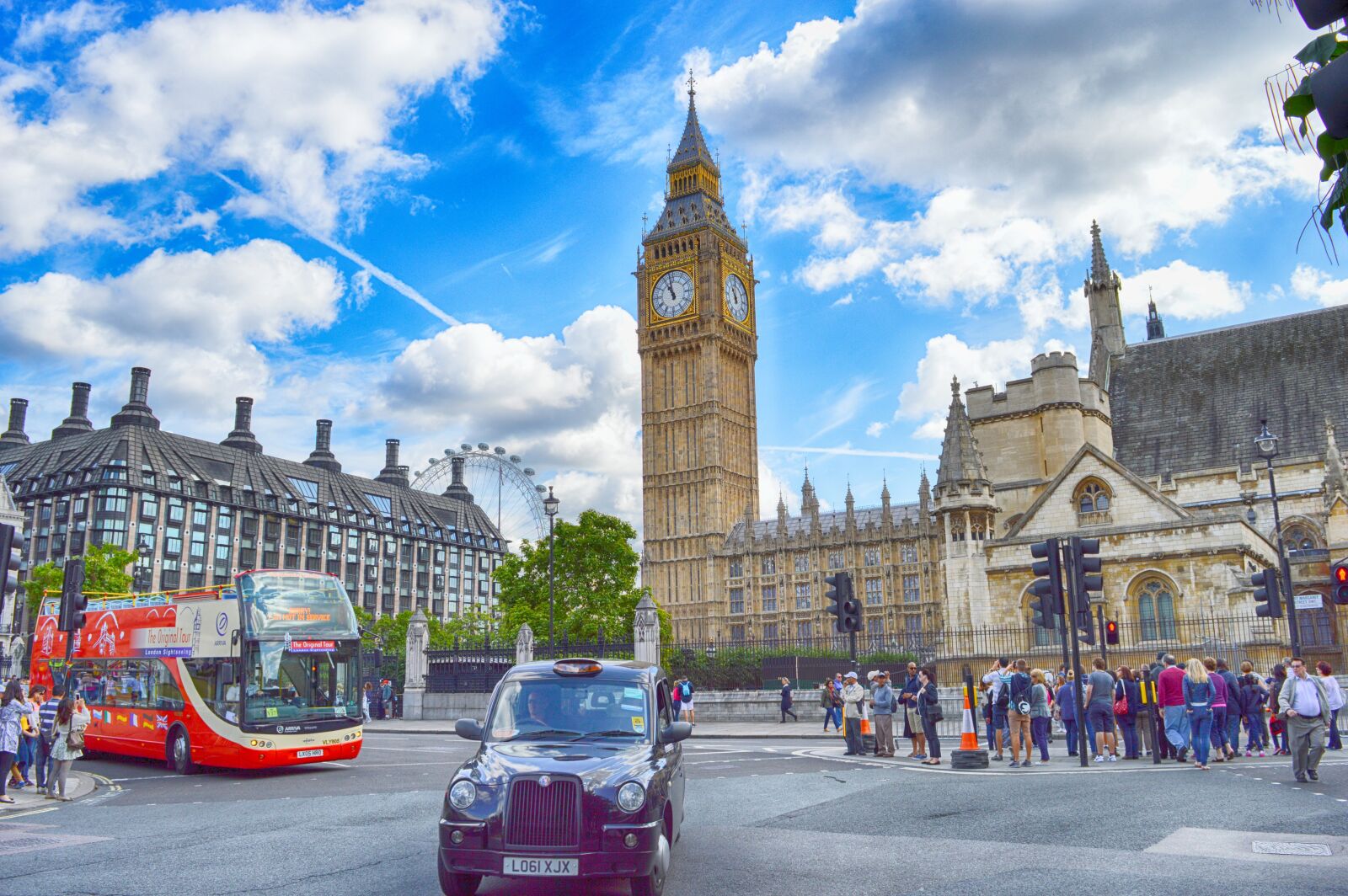 Nikon D3200 sample photo. Big ben, london, bus photography
