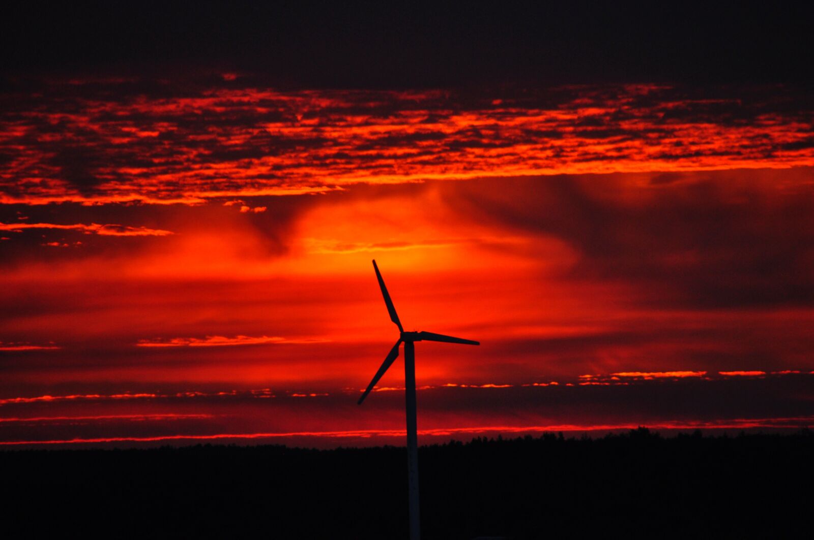 Nikon D5000 sample photo. Sky, clouds, windmill photography