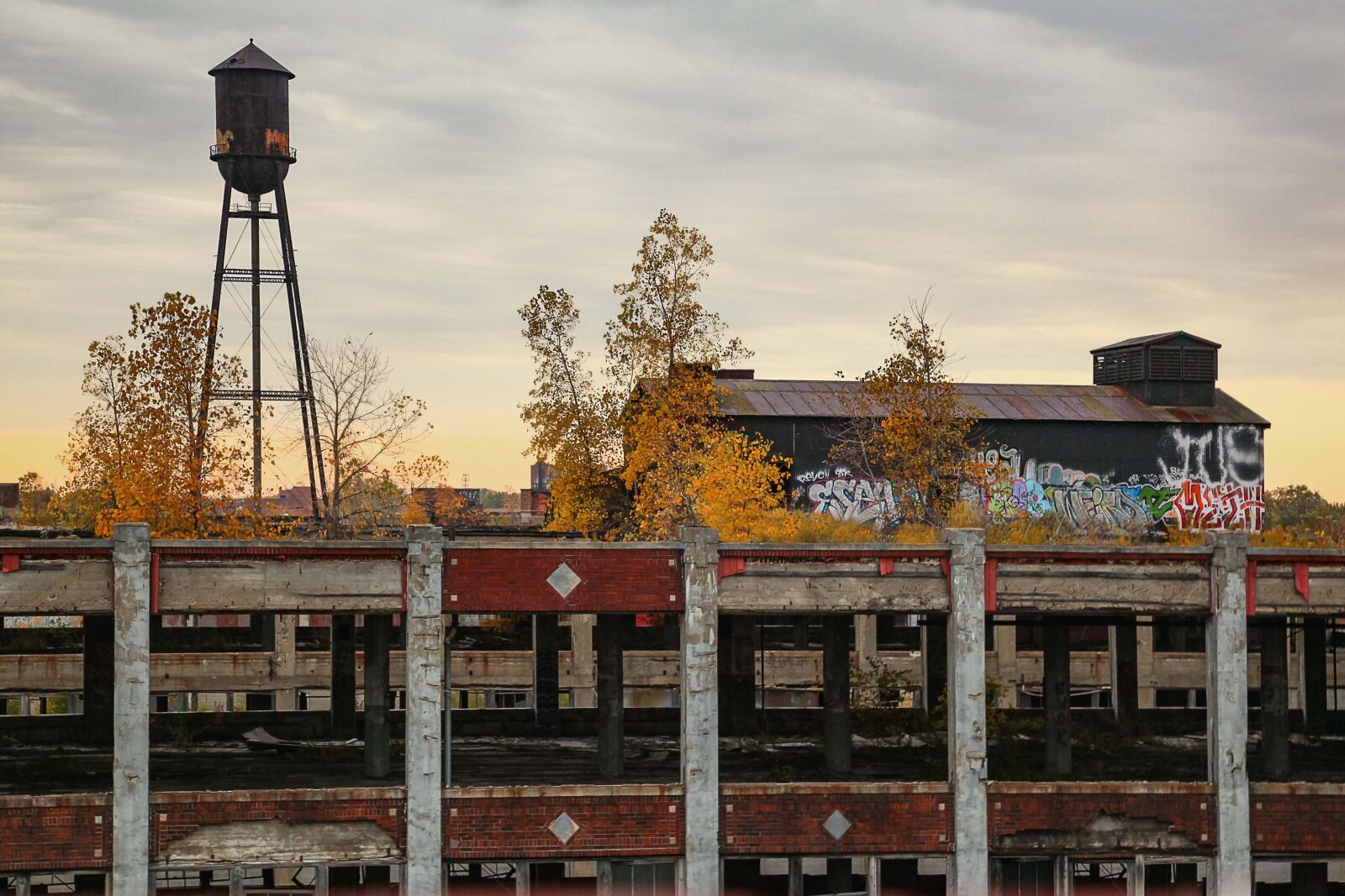 Canon EOS 5D Mark II sample photo. Abandoned, water tower, ruins photography