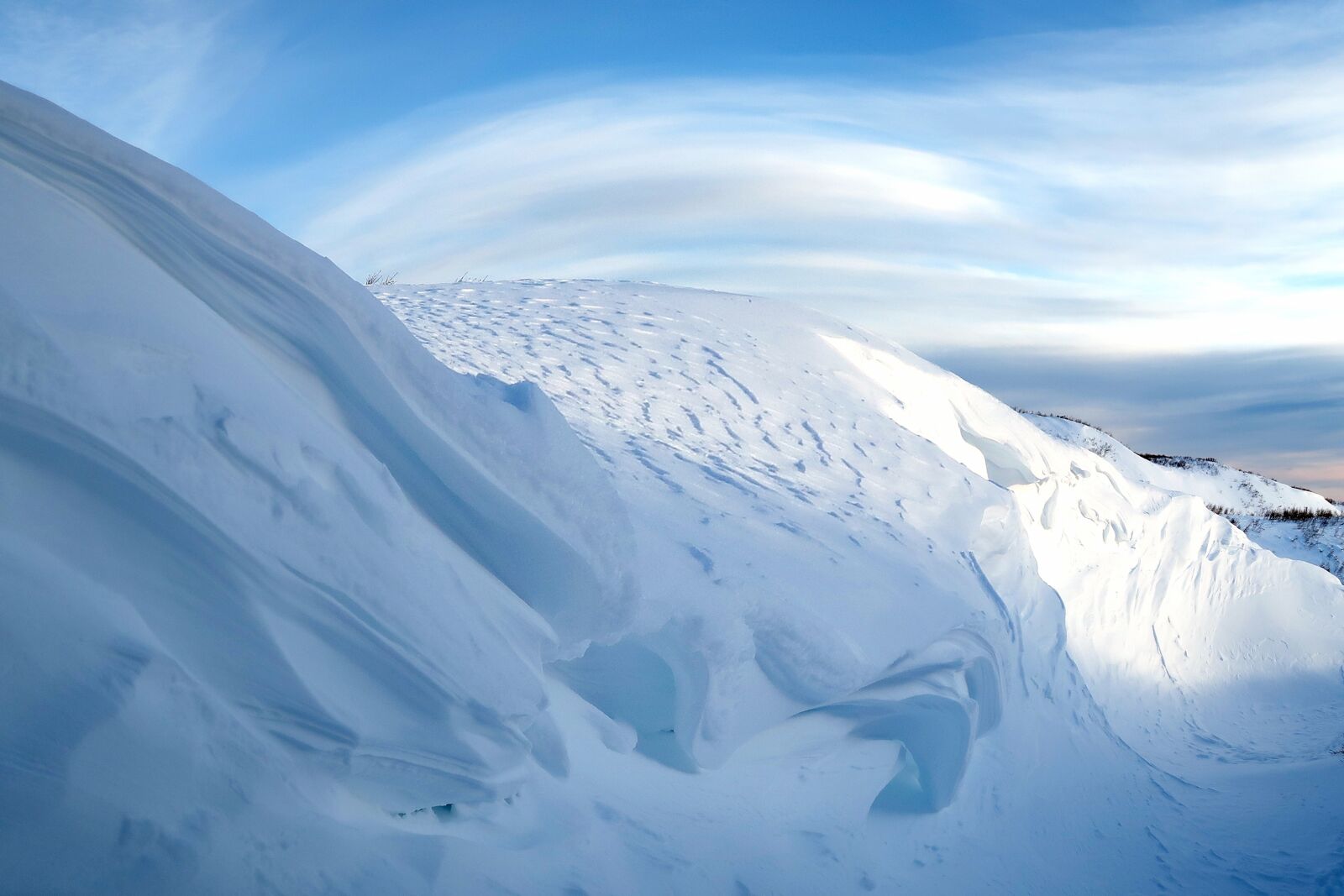 Canon PowerShot G7 X Mark II sample photo. Snow, winter, snow cornice photography