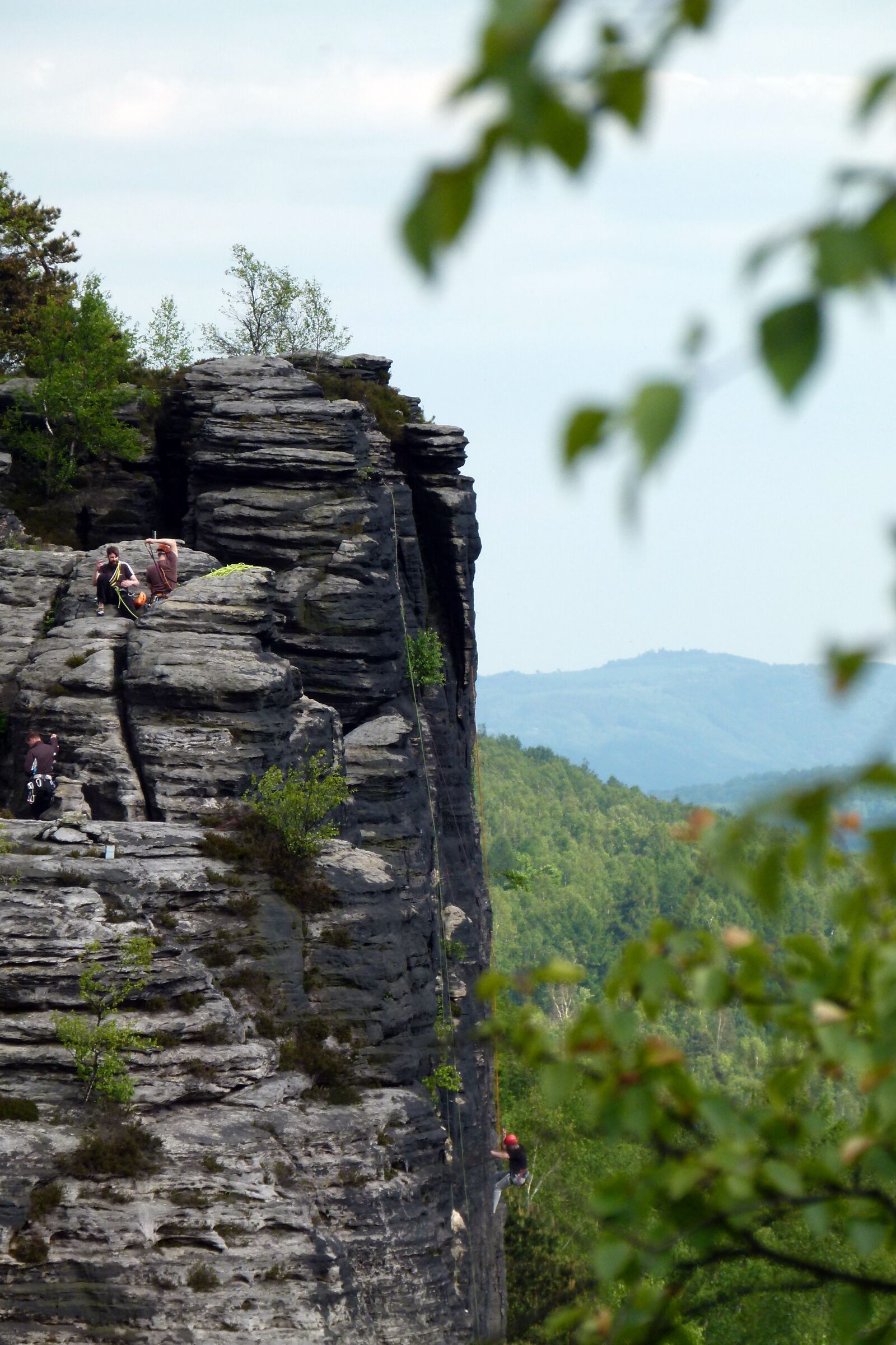 Panasonic Lumix DMC-FZ100 sample photo. Climb, elbe sandstone, landscape photography