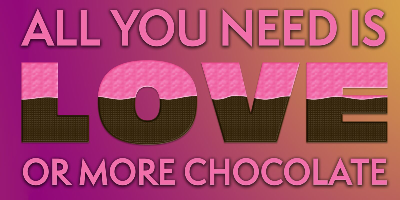Canon EOS 500D (EOS Rebel T1i / EOS Kiss X3) sample photo. Love, chocolate, quote photography