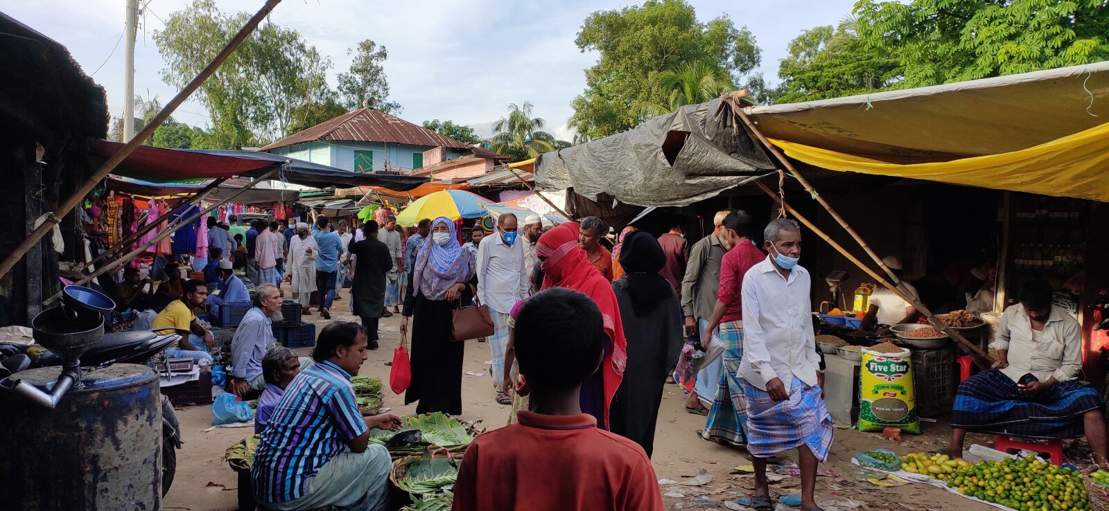 Xiaomi Redmi Note 7 Pro sample photo. Market, at cox's bazar photography