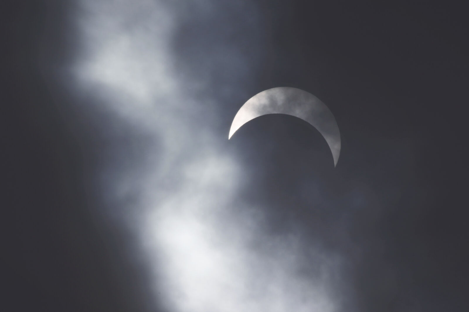 Canon EOS 7D Mark II sample photo. Black, cloud, clouds, eclpise photography