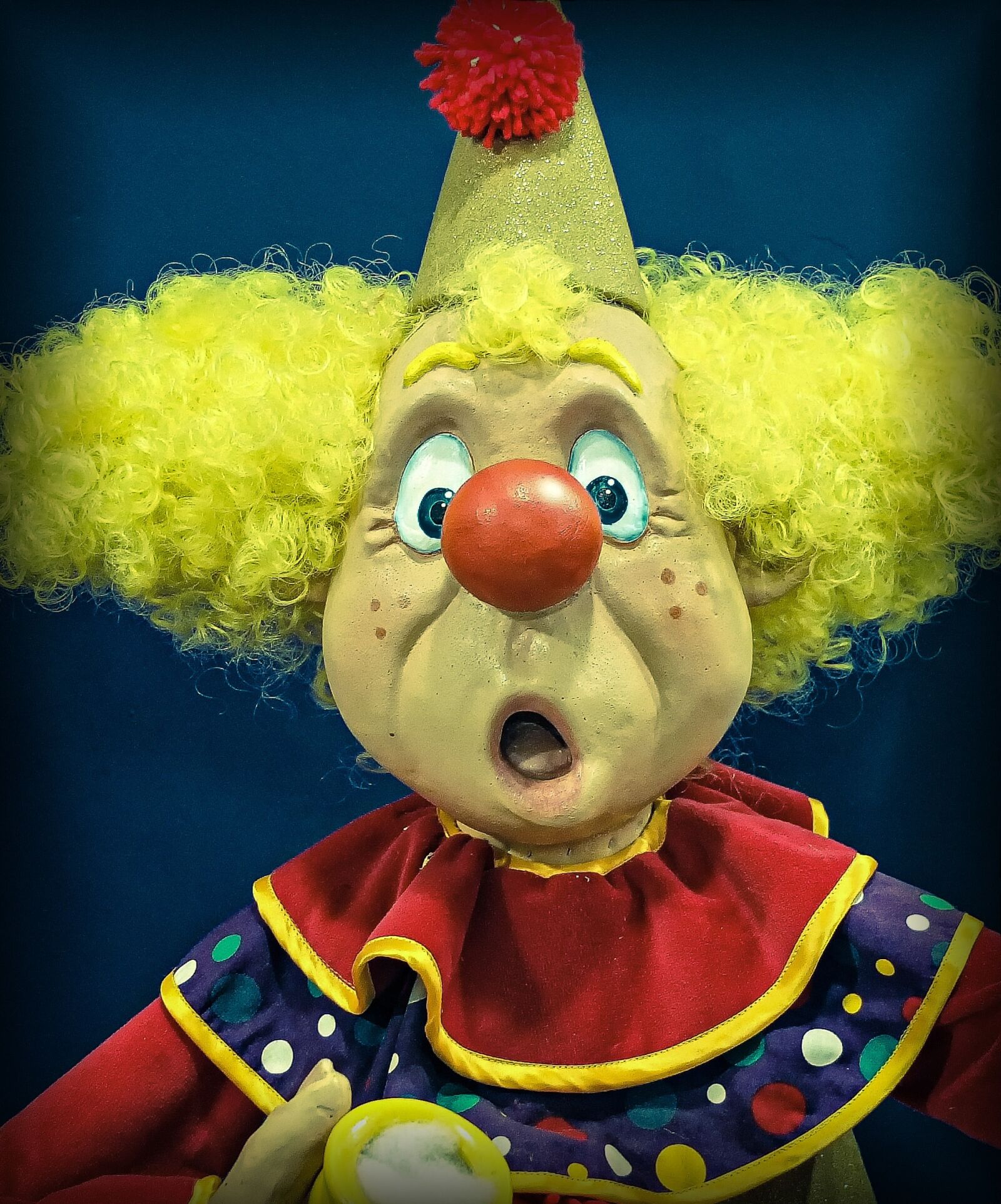Fujifilm X10 sample photo. Clown, circus, character photography