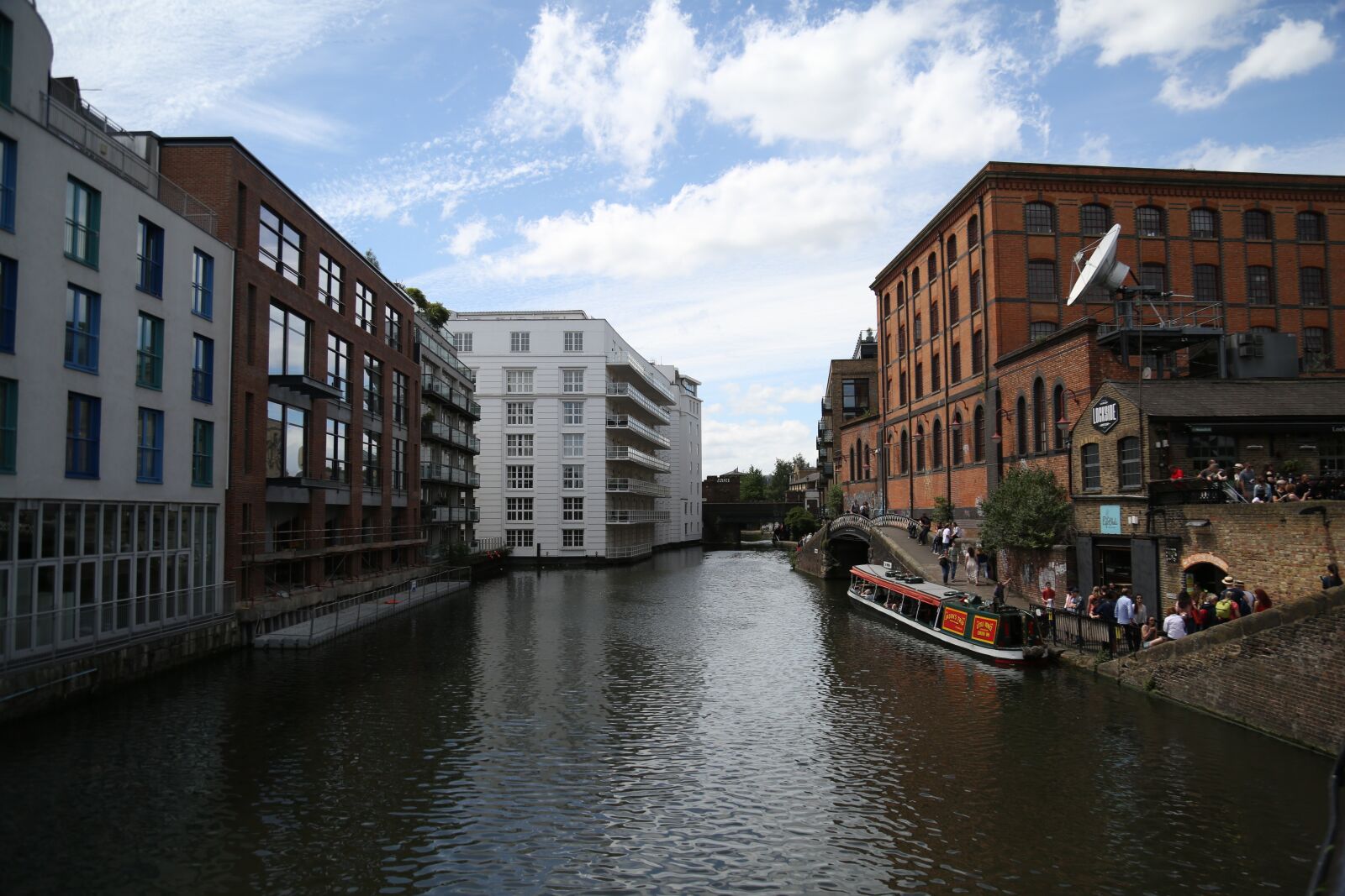 Canon EF 24-105mm F4L IS USM sample photo. Canal, water, camden photography