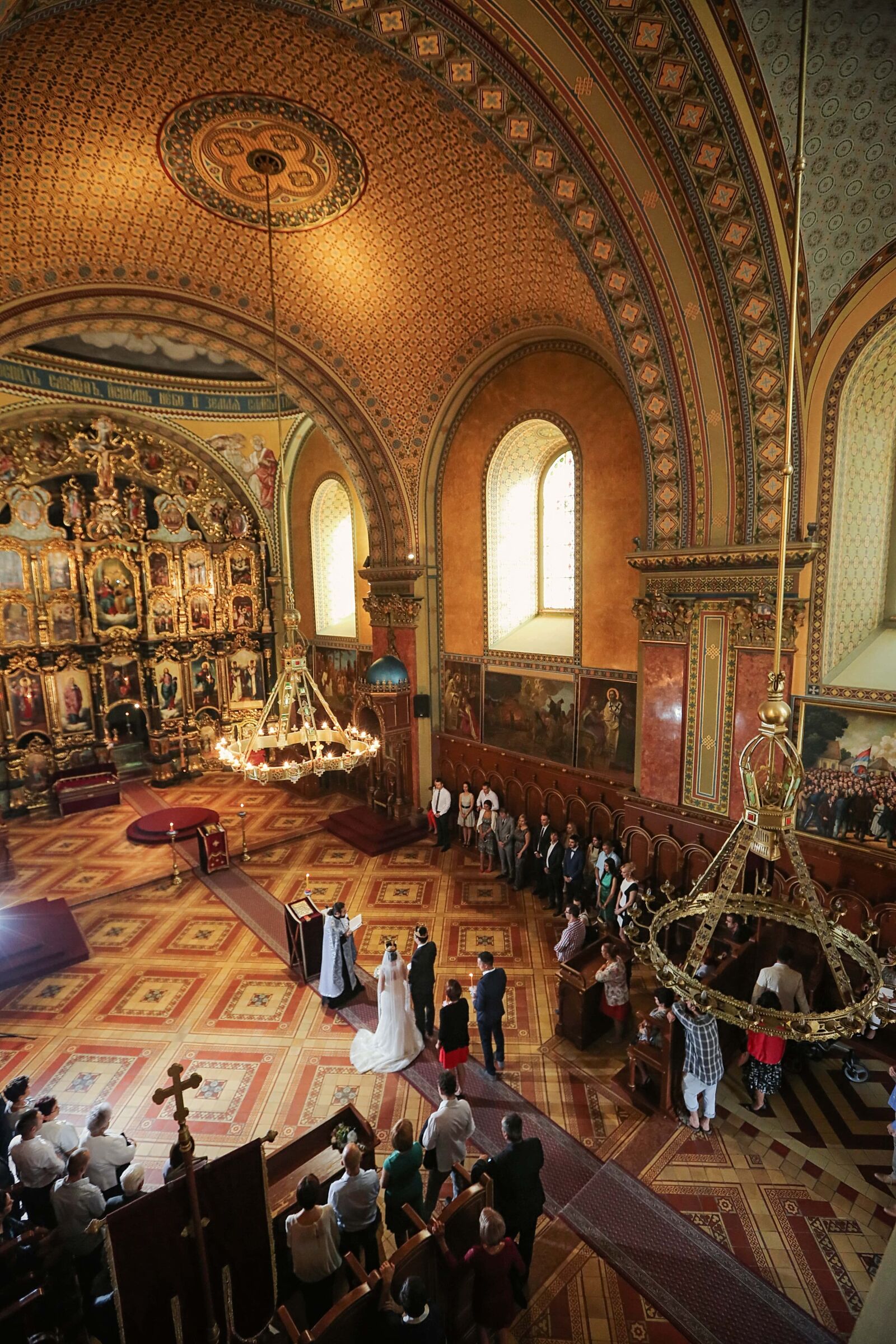 Canon EOS 5D Mark III sample photo. Inside, russian, church, ceremony photography