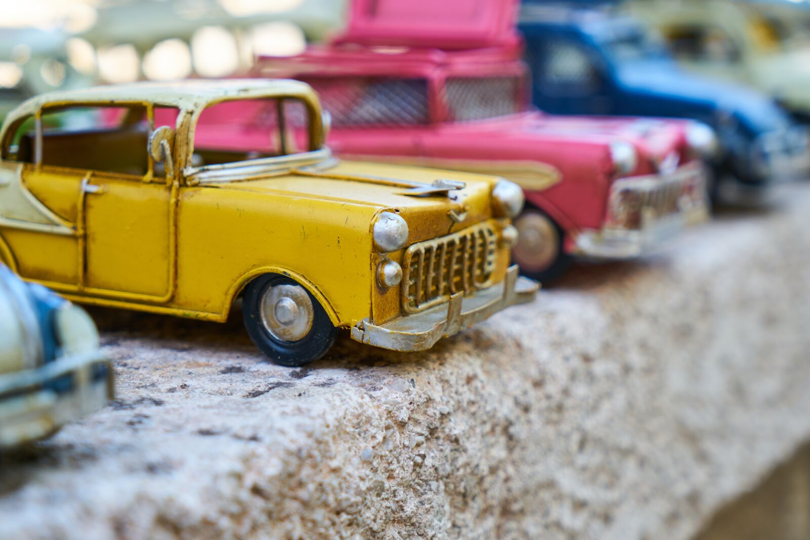 Sony a7R II sample photo. Car, toy, tiny photography