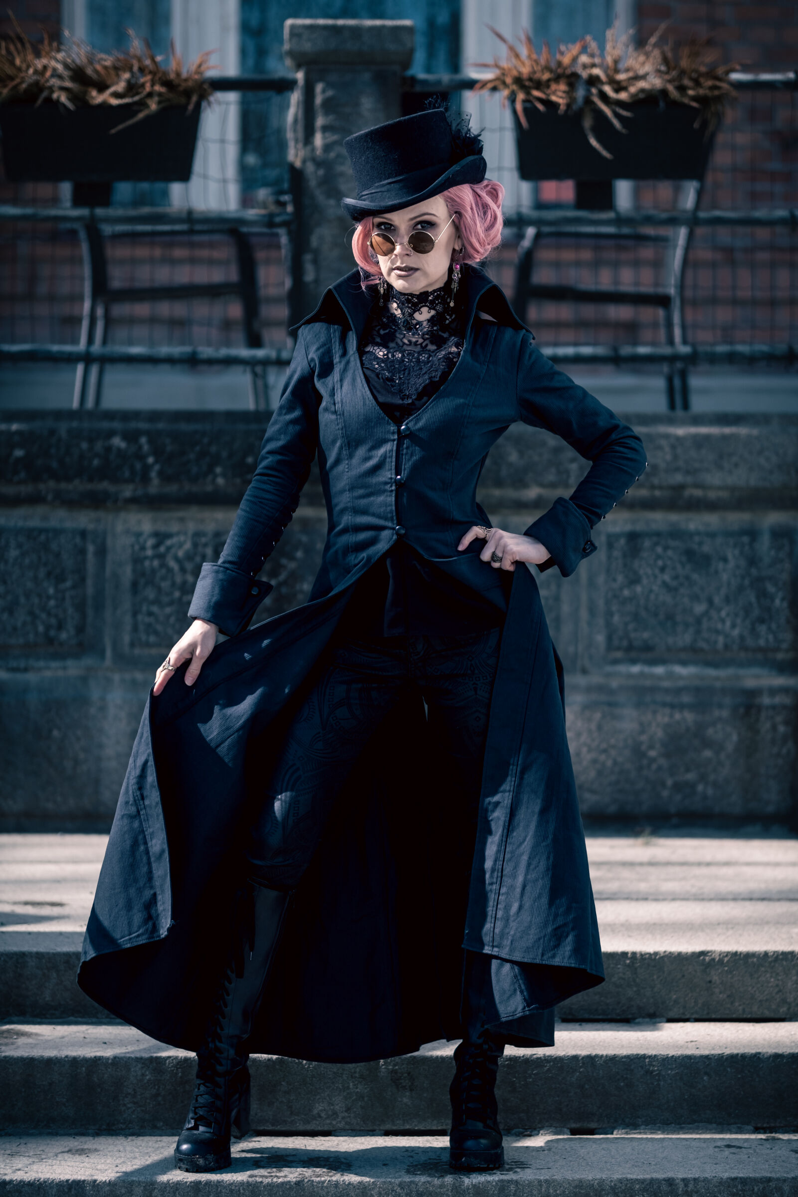 Fujifilm X-T4 sample photo. The tophat lady photography