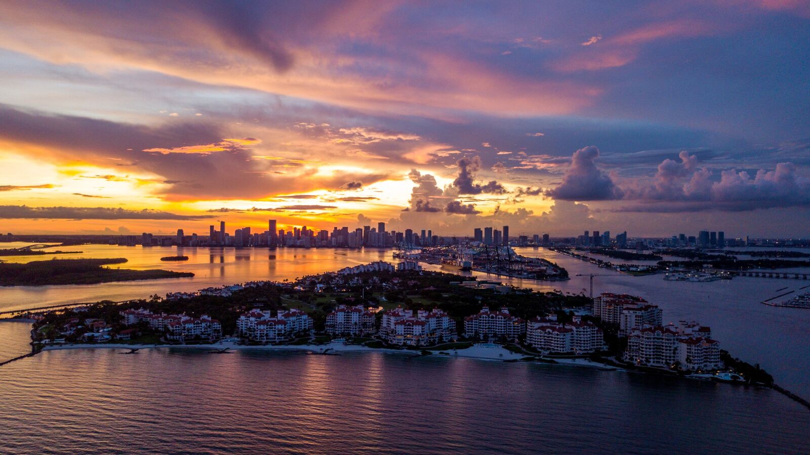 DJI FC220 sample photo. Fisher island, florida, miami photography