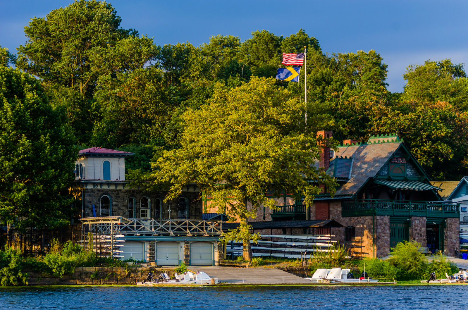 Nikon D5100 sample photo. American, flags, blue, sky photography